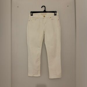 Michael Kors Cropped White Jean
